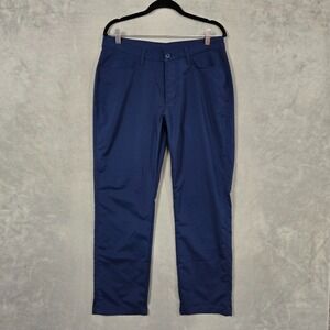 Under Armour UA Tech Golf Pants Men's 34x30 loose Straight Blue stretch
